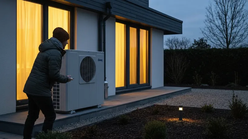 économie d'énergie avec une pompe à chaleur air-eau