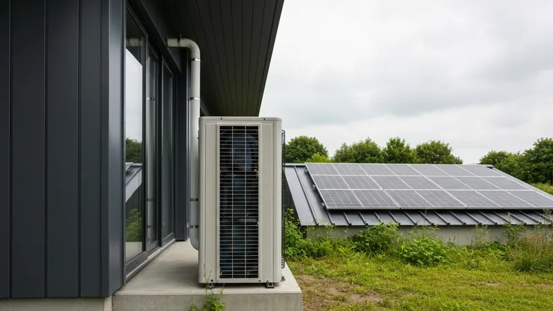 Impact environnemental réduit grâce à la pompe à chaleur